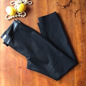 Hache Italian Leather Waisted Pants